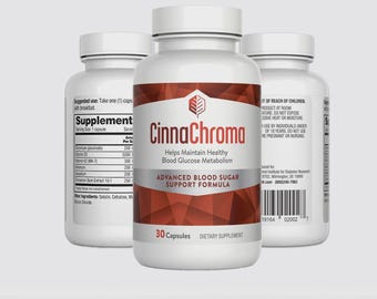 1 pack CinnaChroma Blood Sugar Balance Supplement – Vitamin K2 Formula, 30 Capsules, Daily Wellness Support gift