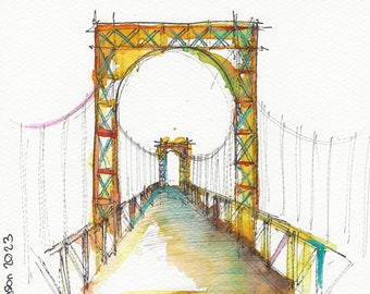 Ink-maginary Bridge Sketch 6.30.23