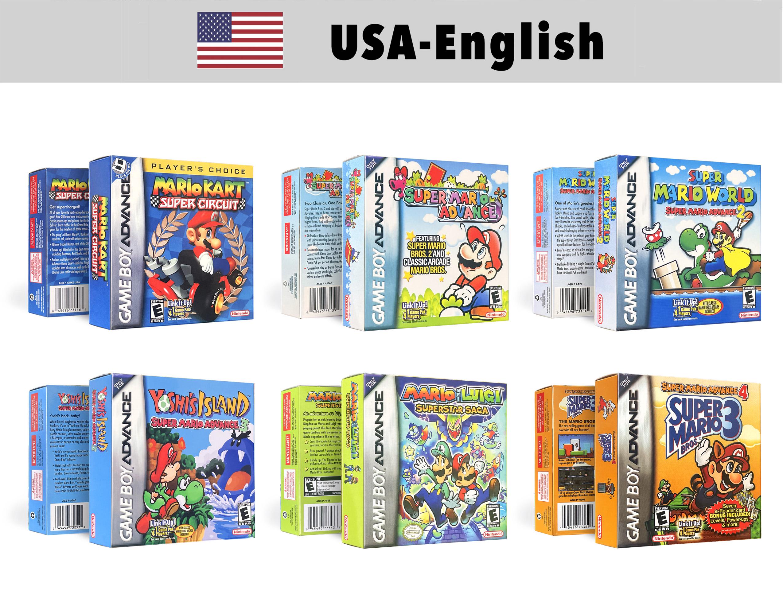 Super Mario Advance 2 Box - Etsy