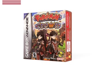 Oryginalne pudełko GBA w stylu angielskim do Pokemon Crown