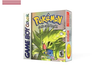 GBC Angielski Metalowe Holograficzne Pudełko TREY Pokemon PRISM