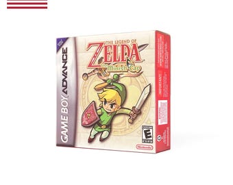 Pudełko zastępcze do czapki minish z gry The Legend of Zelda w wersji angielskiej, USA GBA