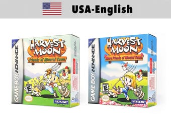 Pudełko zastępcze GBA do gry Harvest Moon Friends of Mineral Town (USA-angielski)
