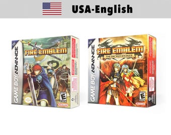 GBA USA Pudełko Zamienne Do Fire Emblem The Sacred Stone