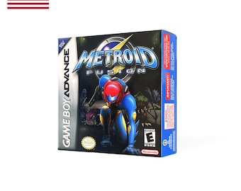 GBA English Replacement Box dla Metroid Fusion