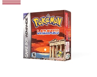 GBA Angielski Wysokiej jakości Oryginalne pudełko z designem na Pokemon Lazarus
