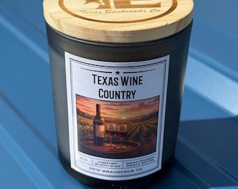 Texas Wine Country Scented Candle