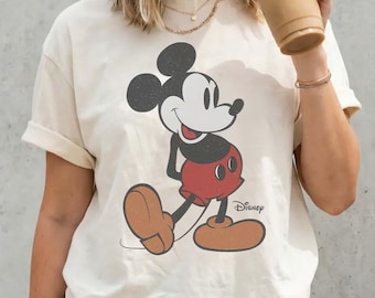 Vintage Mickey Classic Pose PNG, Retro Mickey Png, Family Vacation Trip, Mickey Lovers Gift