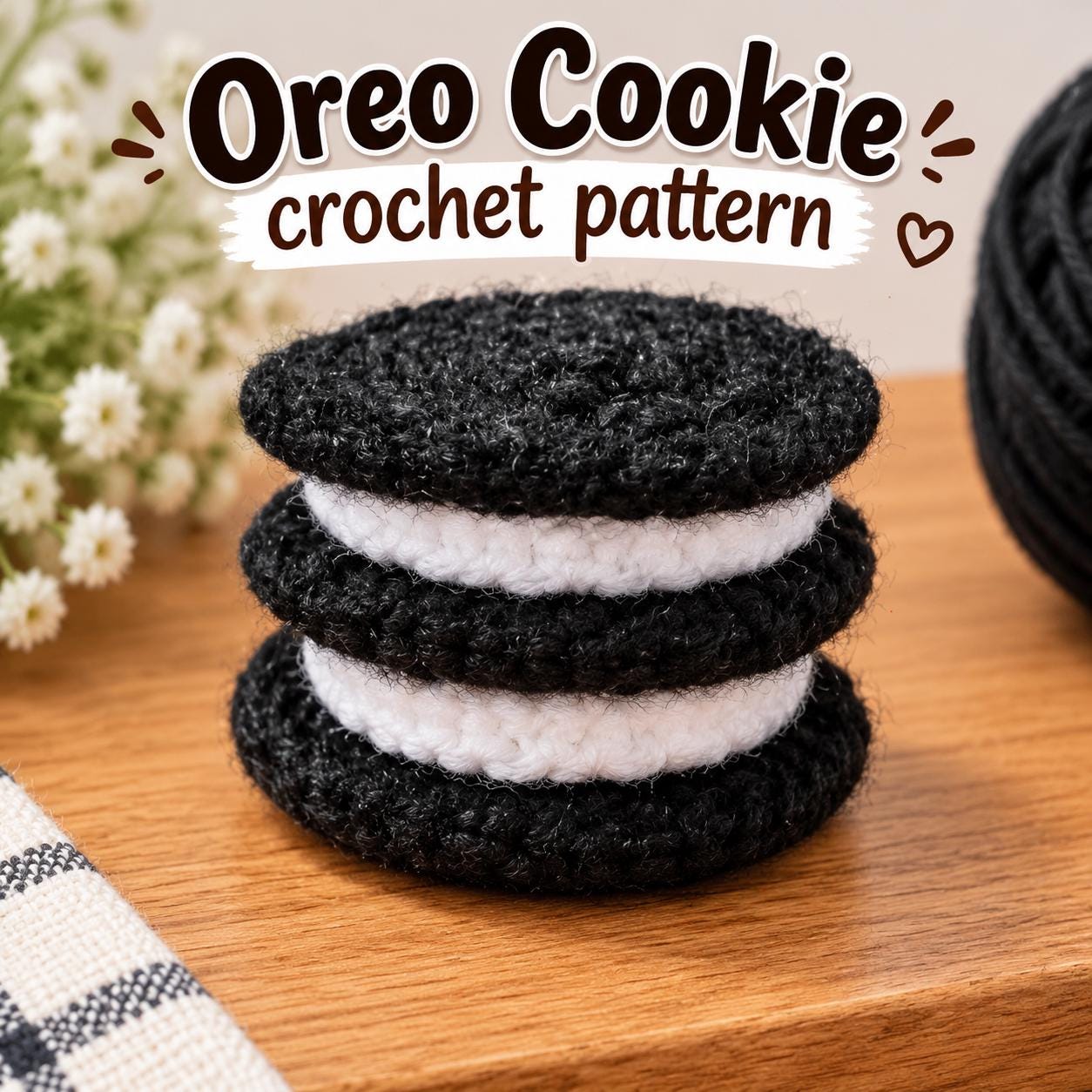 Oreo Cookie Keychain - Etsy