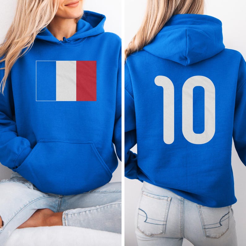 France Football Jersey Tee, Player Style Graphic, World Soccer Unisex T-Shirt image 12