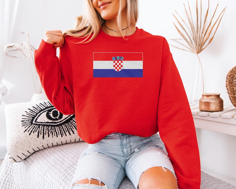 Croatian Tribute Design, Croatia #10 Jersey Style Football Inspired Graphic Tee, Soccer 2026 World USA Unisex Tshirt image 9