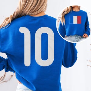 France Football Jersey Tee, Player Style Graphic, World Soccer Unisex T-Shirt image 8