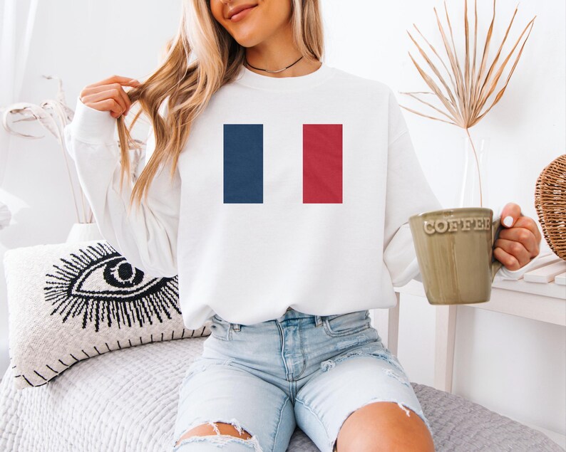 France Football Jersey Tee, Player Style Graphic, World Soccer Unisex T-Shirt image 9