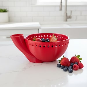 3D-geprinte bessenwaskom, fruitzeef, PLA Kitchen Tool