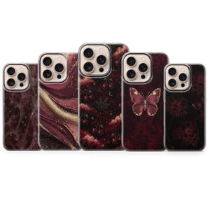 Burgundy Phone Case Silicone - Etsy