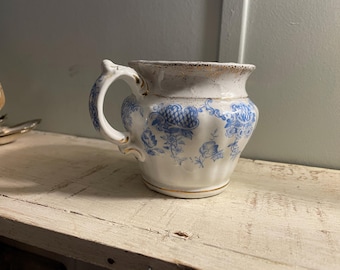 W.M. Co - Semi Porcelain Sugar Bowl  1800's