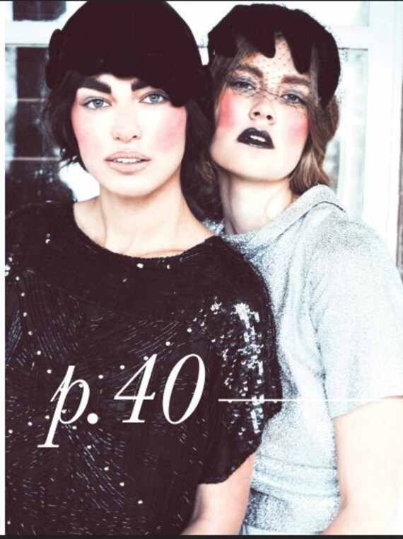 As Seen in VELVET MAGAZINE // Black Beaded Rhin