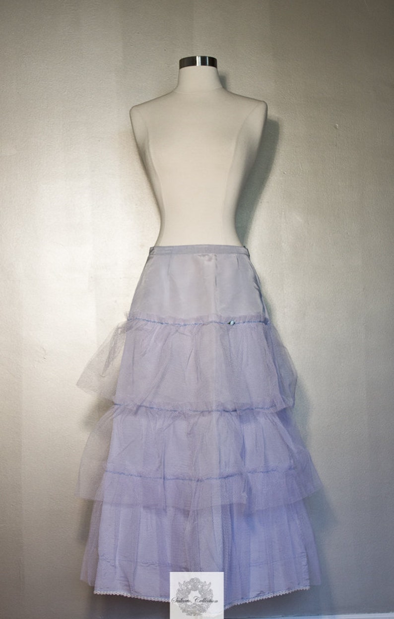 purple crinoline petticoat