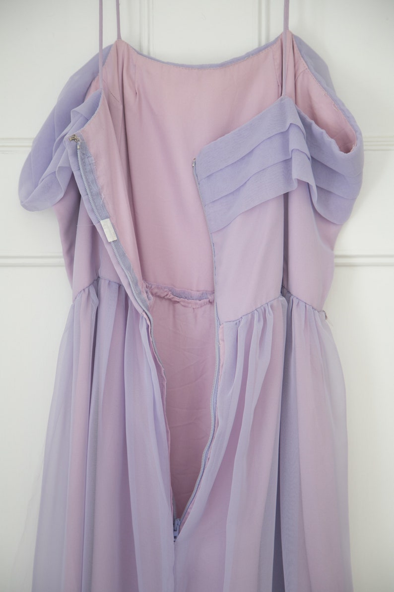 periwinkle purple prom dress