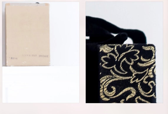 60s Gift Box Handbag., NEW IN BOX. // Black and Go