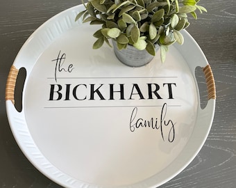 Personalized Serving Tray - Lovely Bridal Shower and Wedding Gift