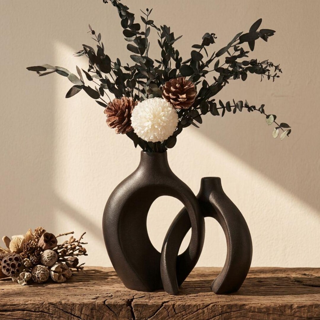 Ceramic Vase Set, Modern Minimalist Home Decor, Nordic Style Vases for ...