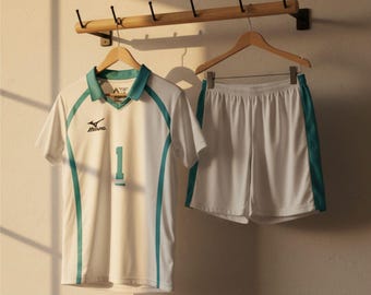 Aoba Johsai uniform Oikawa shirt met gratis gepersonaliseerde naam en rugnummer.