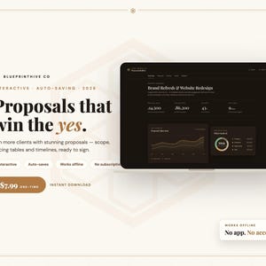 Client Proposal Kit 2026 | Service Agreement Contract | Pricing and Project Tracker | Freelance Business Toolkit | Digital Download