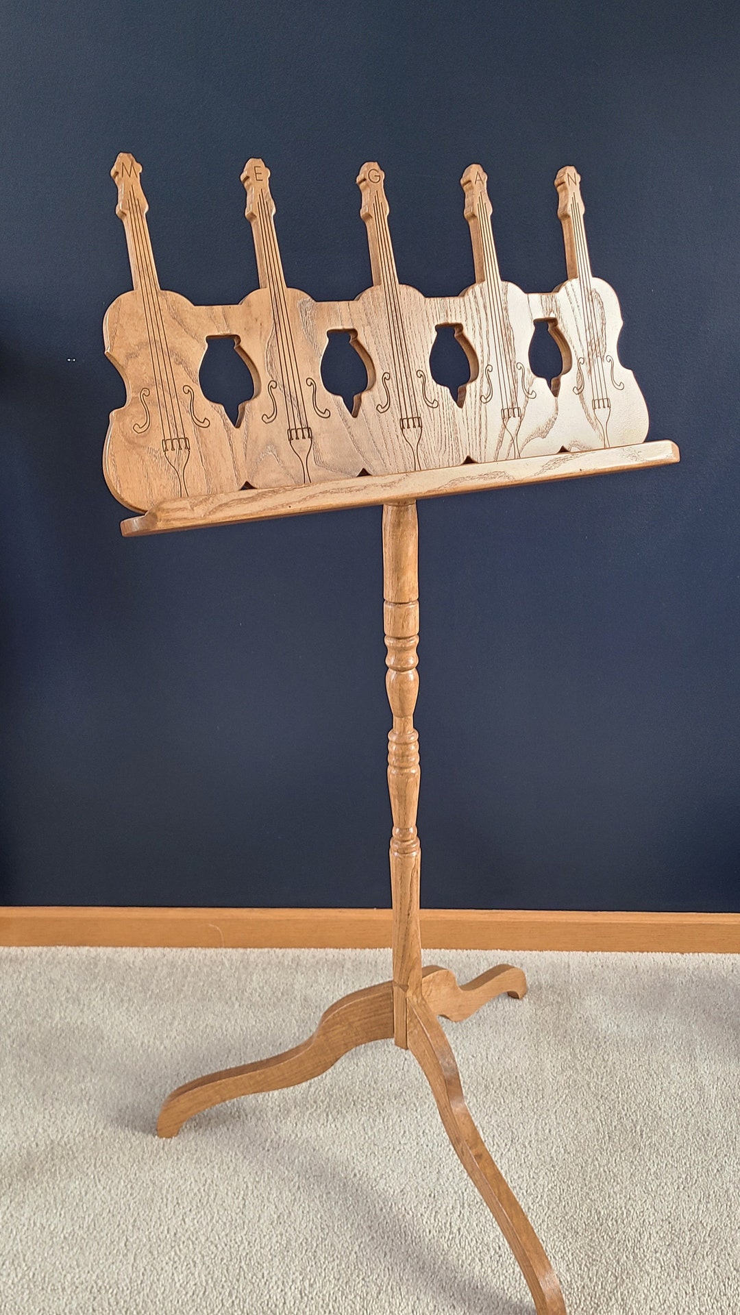 Custom Music Stand Violin Other Options Available Etsy