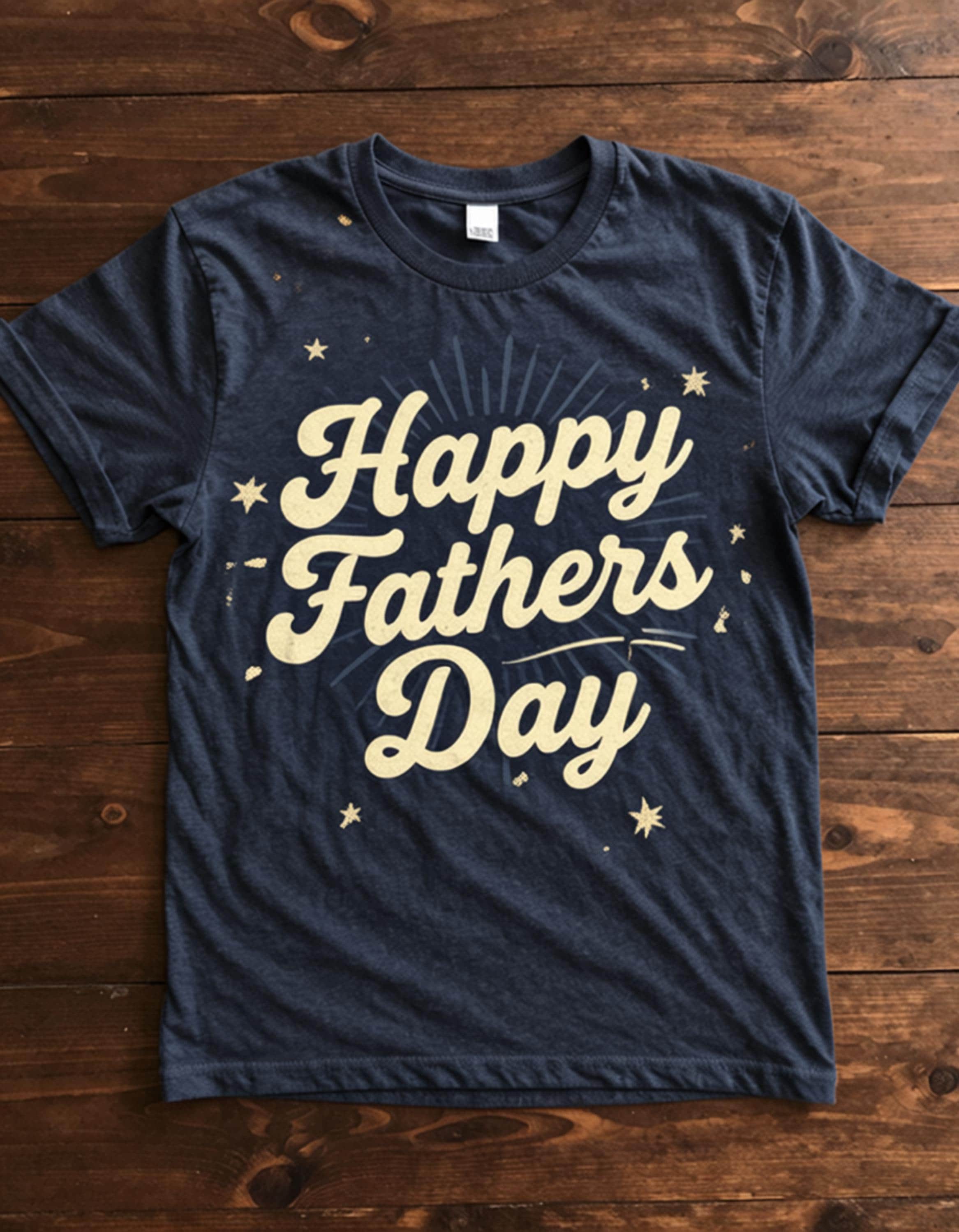 Happy Fathers Day Shirt Retro Vintage Dad Gift T-Shirt Unisex Father Tee