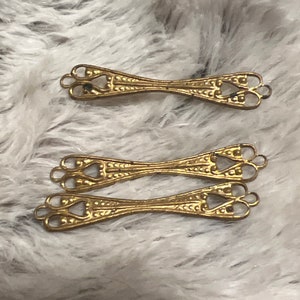 Vintage Brass Bar Stampings