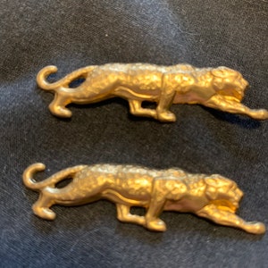 Vintage Brass Leopard/Jaguar Stamping
