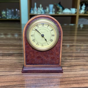 Vintage Roger Lascelles Table Clock | Working English Desk Mantel Clock Made England