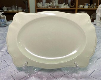 Johnson Brothers Mint Green Serving Dish Vintage England | Porcelain Platter 27 cm | English Tableware