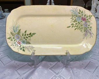 Antique Barratt’s England Dish | Handmade Vintage Treasure with History  32×17cm(12.6×6.7 inches)