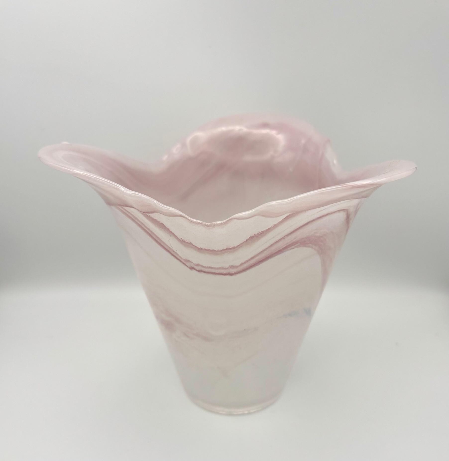 Pink Murano Vase - Etsy