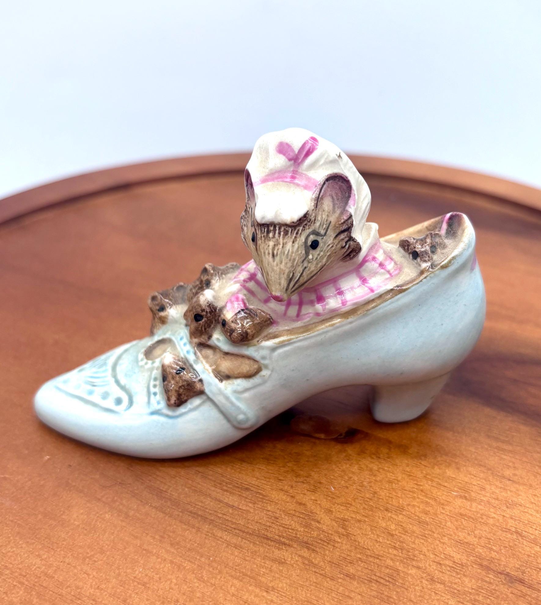 Rare Porcelain Vintage Ceramic Shoes - Etsy