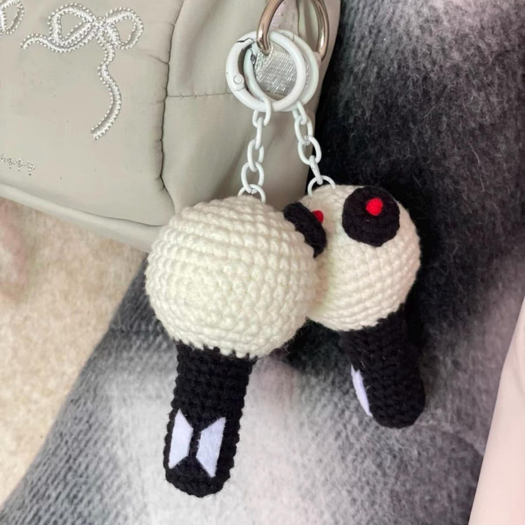Crochet Army Bomb Keychain, Handmade Army Bomb Keychain | Bag Charm ...