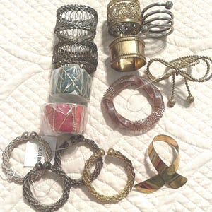 Variety of 14 Vintage Napkin Holders