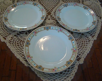 Noritake Dinner Plates Carmen set of 3
