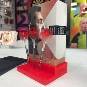 95K 3 Dart Holder Display Stand | 3D Printed Darts Storage Base UK