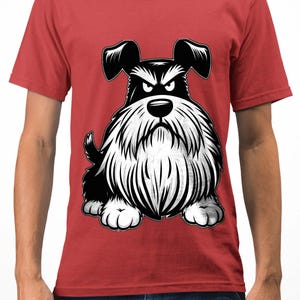 Chemise schnauzer grincheux, cadeau drôle de maman de chien de schnauzer nain image 13