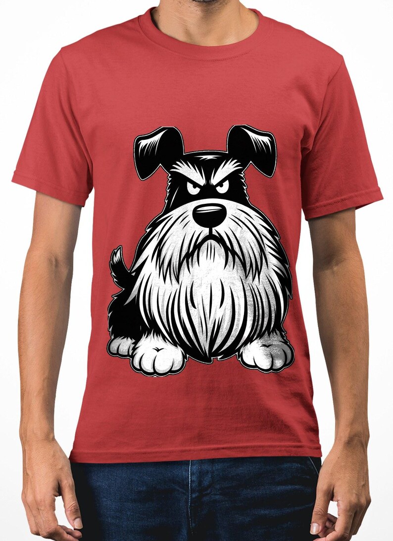 Chemise schnauzer grincheux, cadeau drôle de maman de chien de schnauzer nain image 13