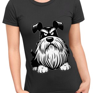 Chemise schnauzer grincheux, cadeau drôle de maman de chien de schnauzer nain image 14