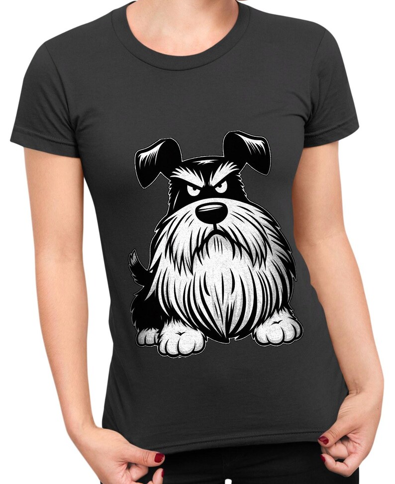 Chemise schnauzer grincheux, cadeau drôle de maman de chien de schnauzer nain image 14