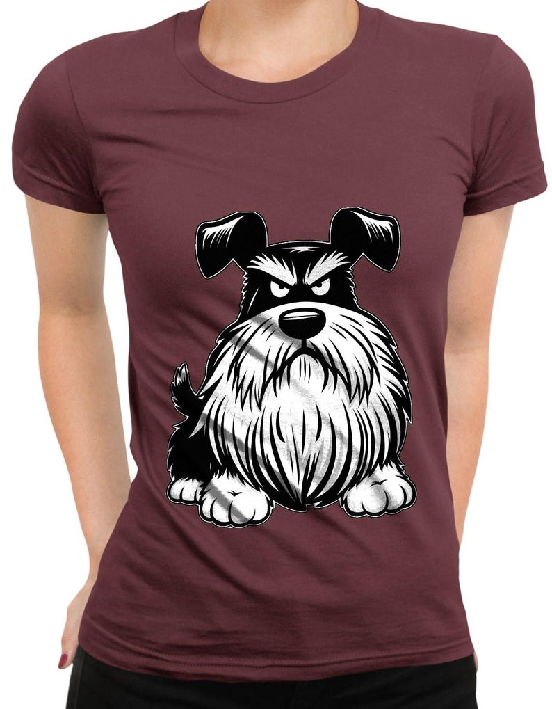 Chemise schnauzer grincheux, cadeau drôle de maman de chien de schnauzer nain image 16