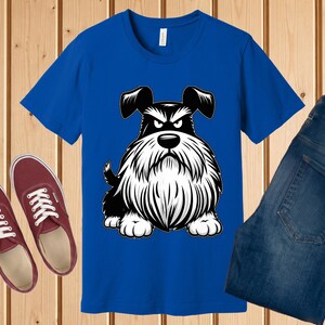 Chemise schnauzer grincheux, cadeau drôle de maman de chien de schnauzer nain True Royal