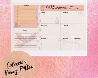 Colección planner digital Harry Potter