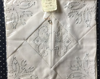 Vintage Handkerchiefs - Set - White -  Never used