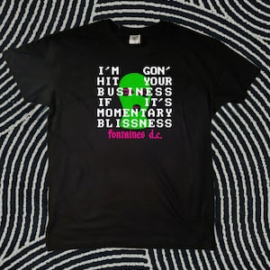 Fontaines D.C. svart t-shirt, band, postpunk, indierock, irländsk, Grian Chatten, Dogrel
